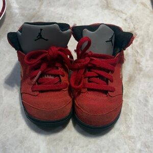 Kids Nike Jordan Red Sneakers